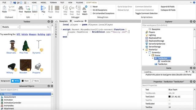 How To Make A Team Change GUI In ROBLOX Studio (EASY) смотреть онлайн