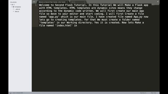 Flask Tutorial #2 - How to Use HTML Templates in Flask смотреть онлайн
