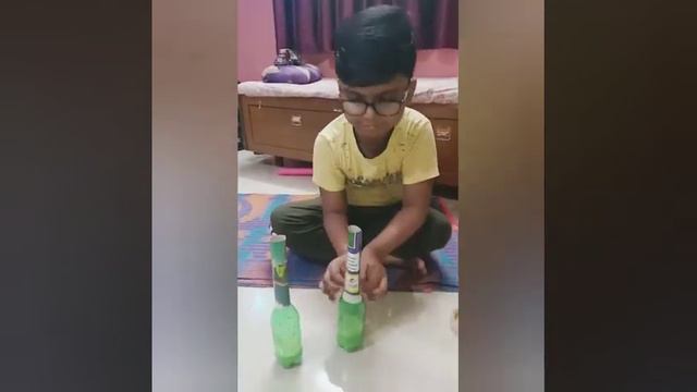 Ansh made music instrument Maracas from waste material (school activity) 🙌👍👌🏻😘 смотреть онлайн