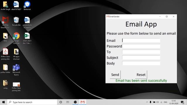 Email-Sender Gui using Python ! смотреть онлайн
