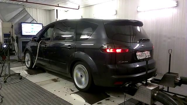 S-Max 2.5T (270hp, 413Nm) впуск, выпуск, интеркулер, чип тюнинг и замер мощности от Winde смотреть онлайн