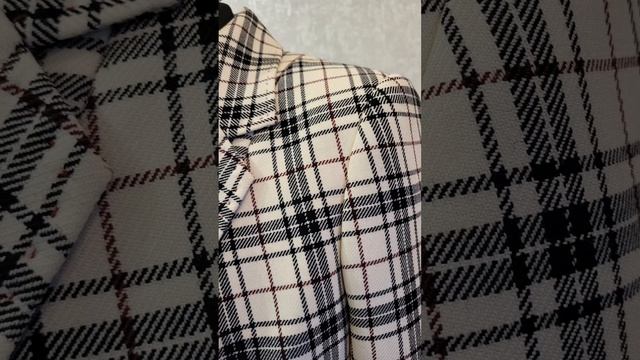 Жакет •шерсть TARTAN •подклад шелк #пошивназаказ #fashion #individual #sewing смотреть онлайн