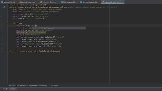 Fragments in Android Studio | Android App Development Tutorial смотреть онлайн
