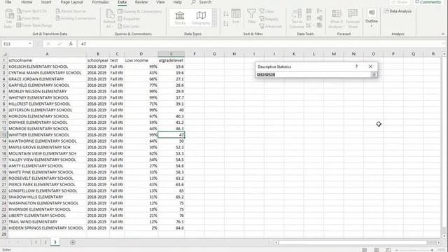 How to Run Descriptive Statistics for a Continuous Variable in Excel смотреть онлайн