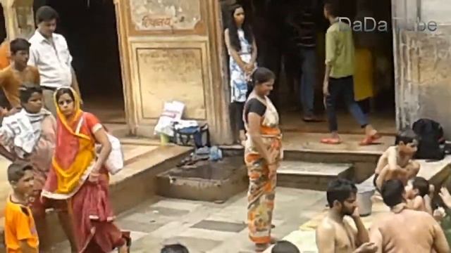 Holy Bath In Galta Ji Ghat, Jaipur.  Open Bath In Galta Ji Ghat Monkey Temple Jaipur Rajasthan Indi
