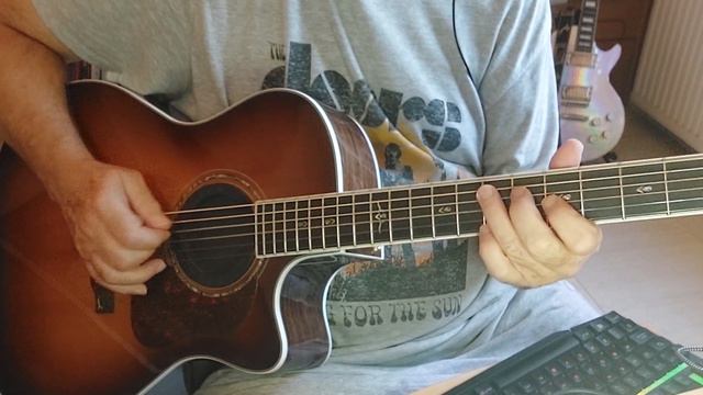 Acoustic Am 96 bpm - Guitar Cort Gold A8 смотреть онлайн