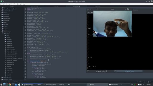 Image Processing Project- Motion Gesture Recognition using OpenCV +Python смотреть онлайн