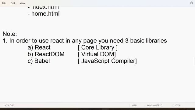 React JS part 5 full Course Setup ReactJs Envoirement смотреть онлайн