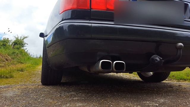 Audi 100 V6 2.8l Quattro full inox exhaust смотреть онлайн