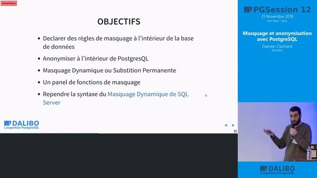 Masquage et anonymisation avec PostgreSQL - Damien Clochard, Dalibo смотреть онлайн