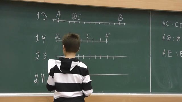 016. Геометрия для начинающих (по книге А.Х. Шеня) - Восемь расположений точек на прямой смотреть онлайн