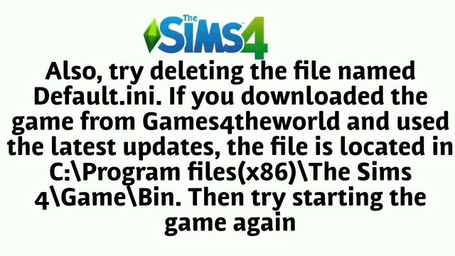 The Sims4 Unable to start the contents of your user data directory were created by a newer version смотреть онлайн