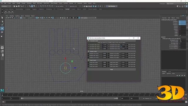 Set Transform Limits Maya Python Script Demo, (Not a tutorial on scripting) смотреть онлайн