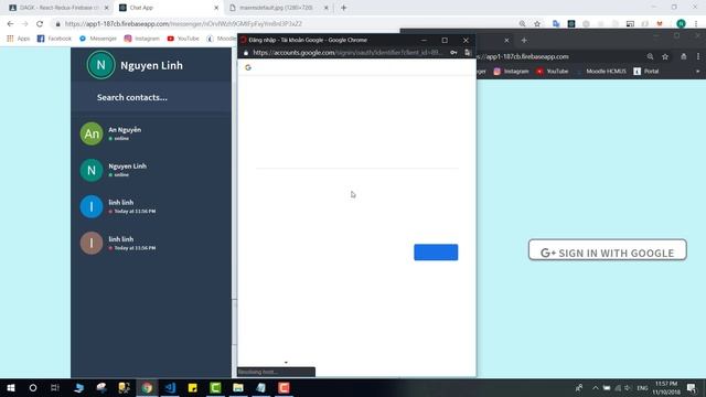 React Redux Firebase - Chat app смотреть онлайн