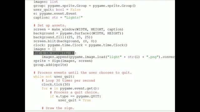 Sprite animation in pygame; No Background Music; Objects & Games with Python Chapter 10 Video 10 смотреть онлайн