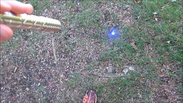Sanwu Silver 4W 470nm Blue Laser Pointer Review смотреть онлайн