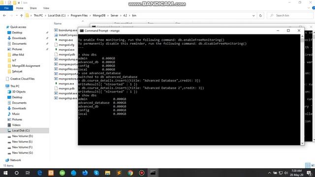 CRUD in MongoDB using Command Line смотреть онлайн