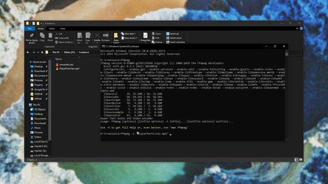 How to replace a videos' audio with an audio file | FFMPEG смотреть онлайн