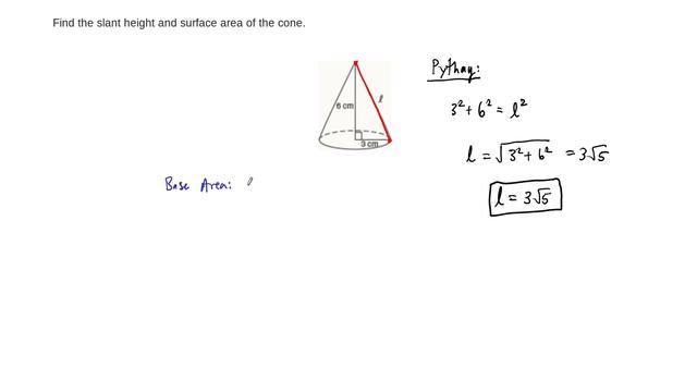 Example: Slant Height of a Cone смотреть онлайн