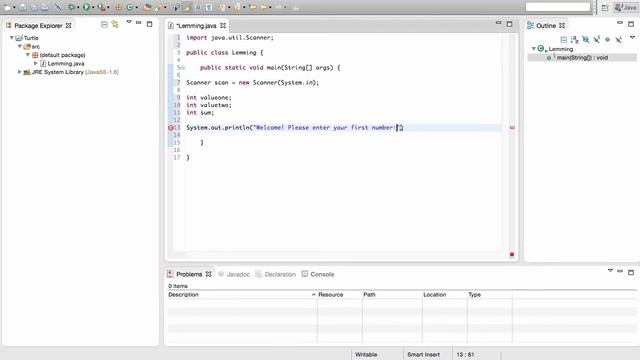 Making our first calculator - Java Programming #4 (PC / Mac 2015) смотреть онлайн