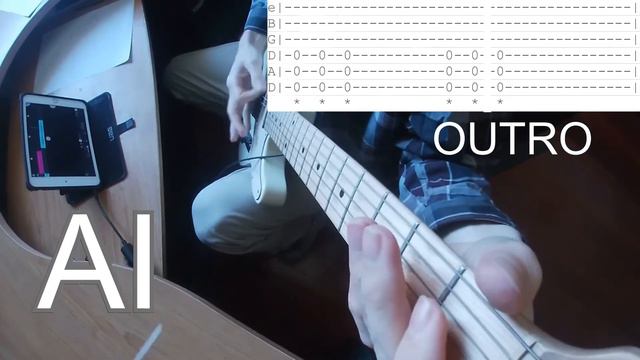 5 Ghostemane Guitar Parts (TABS ON SCREEN) смотреть онлайн
