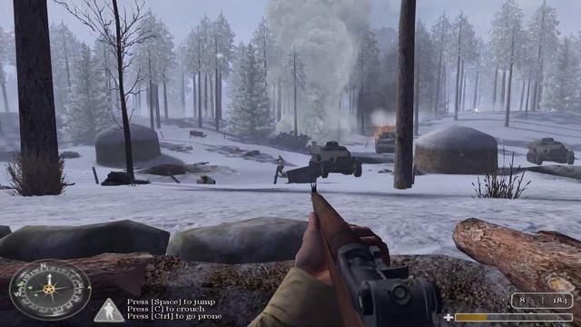 Battle of the Bulge, Bastogne - Call of Duty: United Offensive (2004) смотреть онлайн