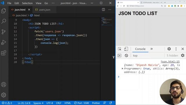 Learn JSON in 25 Minutes | Complete JSON Crash Course | JSON Tutorial for Beginners смотреть онлайн