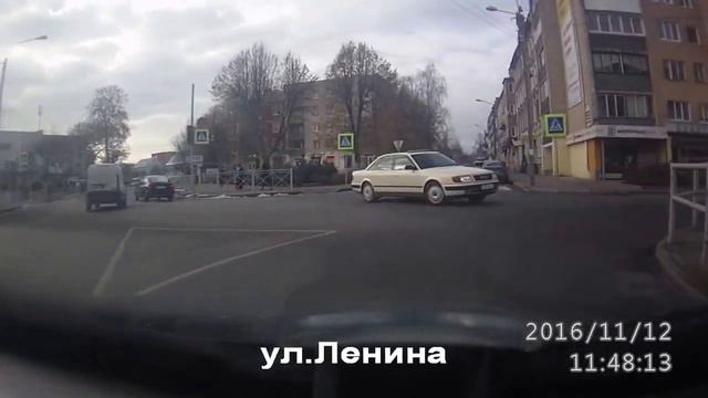 Советск ул.9 января и ул.Ленина 2016 год