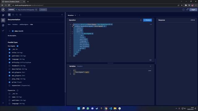 INSERTAR DATOS con MUTATION en GRAPHQL - 4 смотреть онлайн