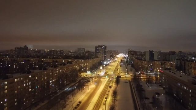 Ночной Петербург. Весёлый Посёлок Dji mini 2 смотреть онлайн