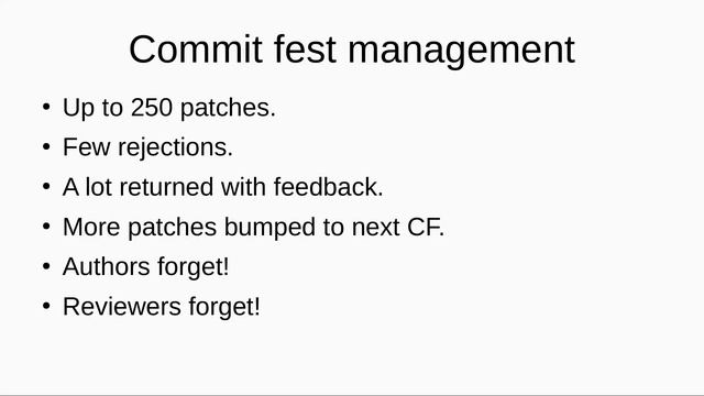 How to get a feature committed - Michael Paquier смотреть онлайн
