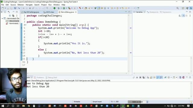 Debugging using STS/Eclipse - Part-1 || Hindi || смотреть онлайн