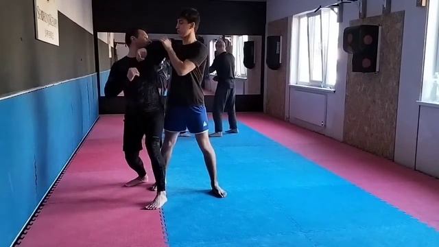 Пенчак Силат. Удары локтями и практическое применение локтей. смотреть онлайн