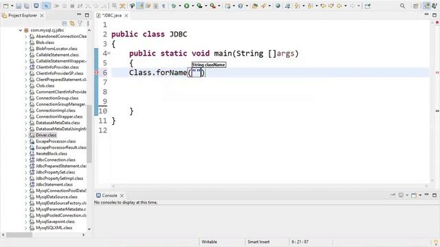 part - 1 JDBC in core Java using eclipse in hindi смотреть онлайн