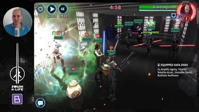 Counter Inquisitors in Conquest with Gone in 30s Data Disk Set | SWGOH смотреть онлайн