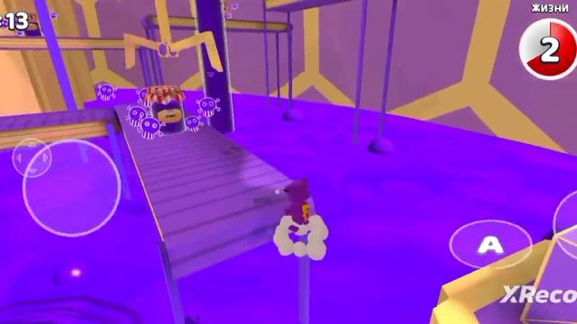 как стать маленьким и фиолетовым мишкой в Super Bear Adventure ??