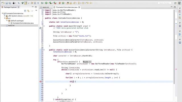 Contador de coincidencias letra o palabra en archivo txt en Java смотреть онлайн