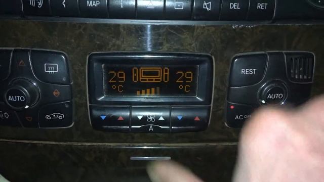 Управление задним климатом через передний мерседес w220 смотреть онлайн
