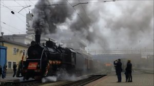 День Победы в Ростове-на-Дону (Паровозы Эр-769-17, ЛВ-233)