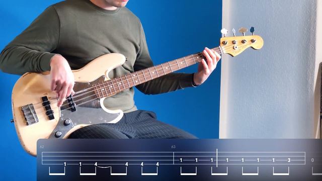 BELAYA NOCH - Chernikovskaya Hata | Bass Only with Play Along Tabs смотреть онлайн