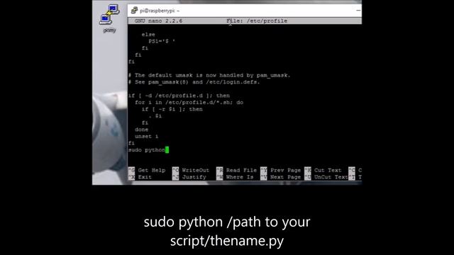 how to: Autorun a python script when a raspberry pi boots - the easy way!(not using cron) смотреть онлайн