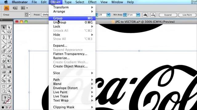 Web Design Tutorial - Converting JPG logo to Vector смотреть онлайн