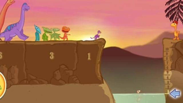 Dinosaur Train Games : Dinosaur Dive смотреть онлайн