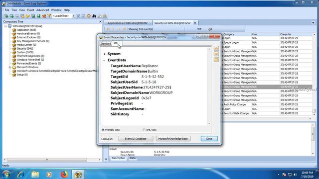 Forensic Investigation  Event Log Explorer  Windows Event Log Forensics