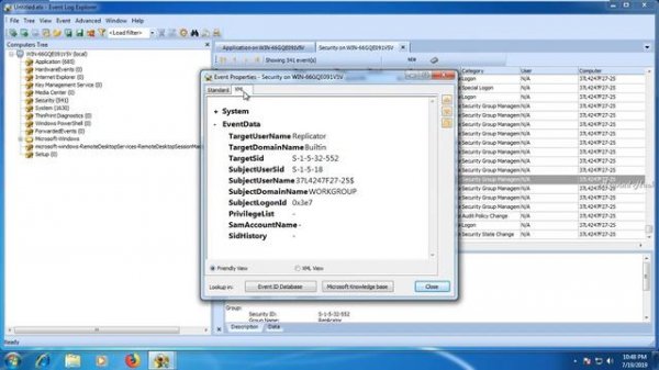 Forensic investigation Event Log Explorer windows event log forensics