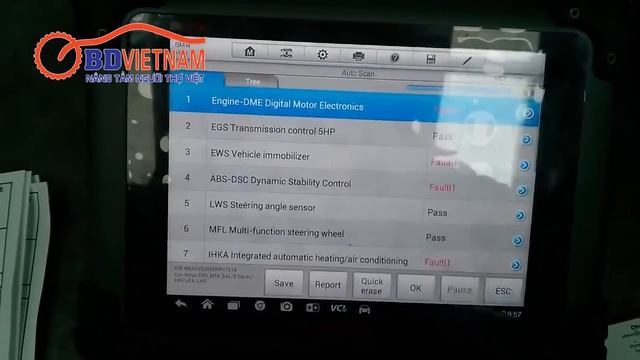 Máy đọc lỗi ô tô Autel MaxiSys Pro MS908P chẩn đoán xe BMW E46 смотреть онлайн