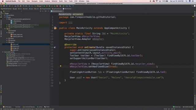 Android Tutorial: Create a list of data using ArrayList & RecyclerView смотреть онлайн