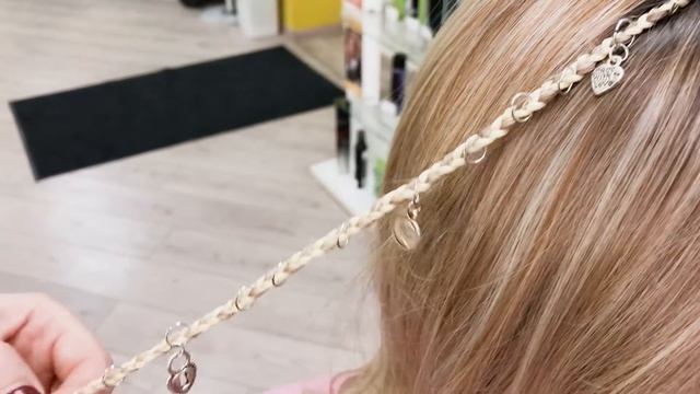 Пирсинг для волос. Hair Piercing плетение с канекалоном. смотреть онлайн