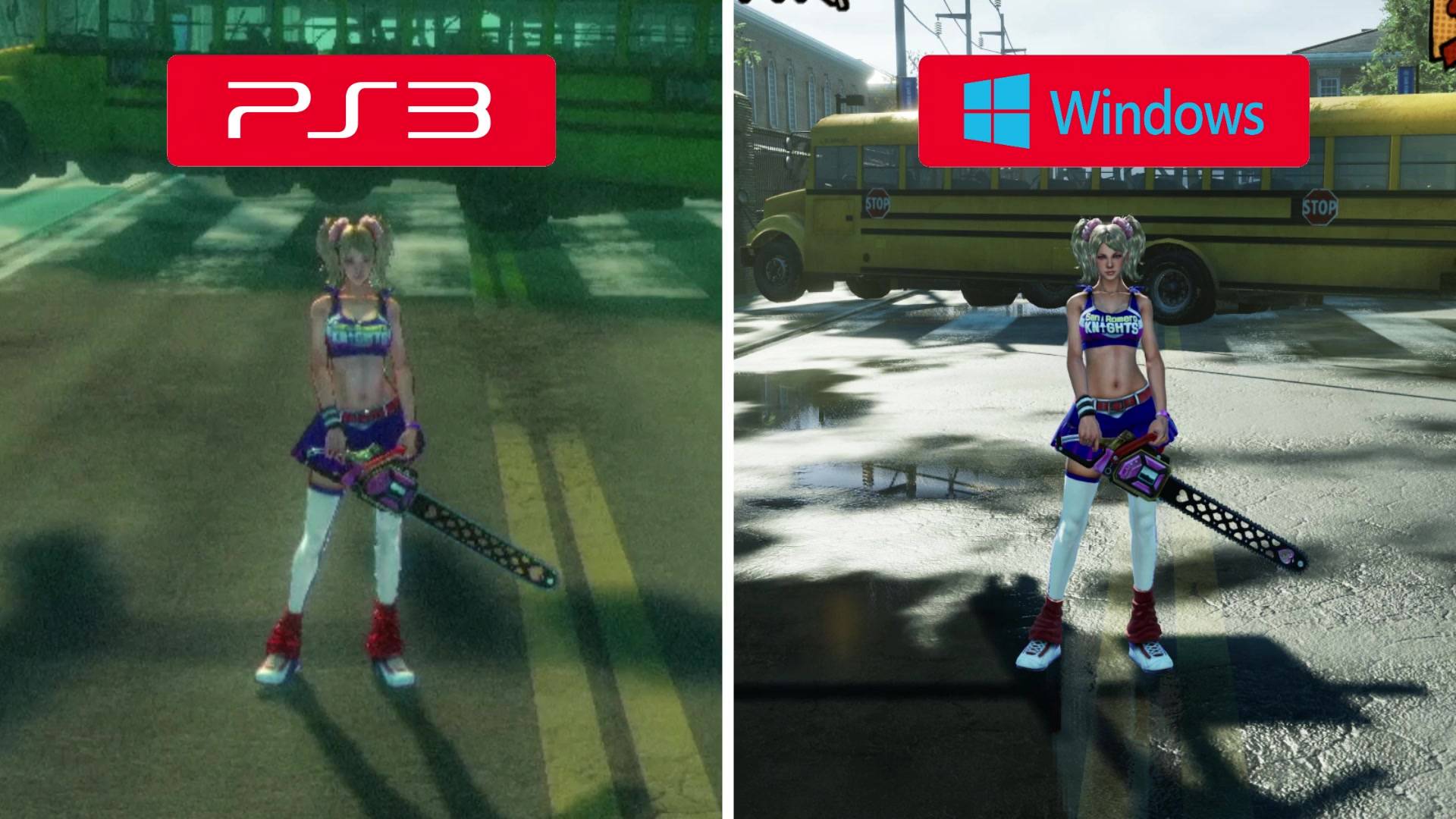 Lollipop Chainsaw [2012] PS3 vs PC (Сравнение графики) смотреть онлайн