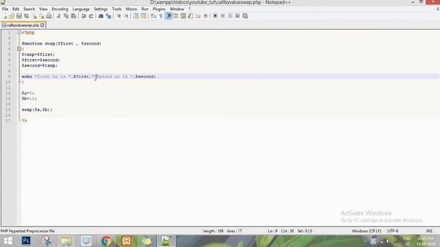 call by value vs call by reference || Php Tutorial for beginners || Step by step || step 6 смотреть онлайн